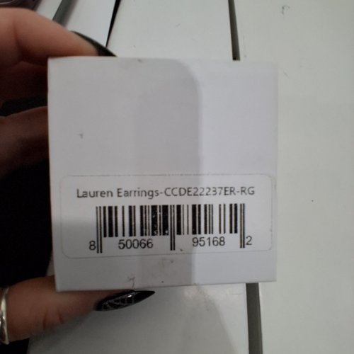 WOMENS CATE & CHLOE TWIST LAUREN EARRINGS - 20 MM-ROSE GOLD (STYLE: CCDE22237ER-RG) image 2