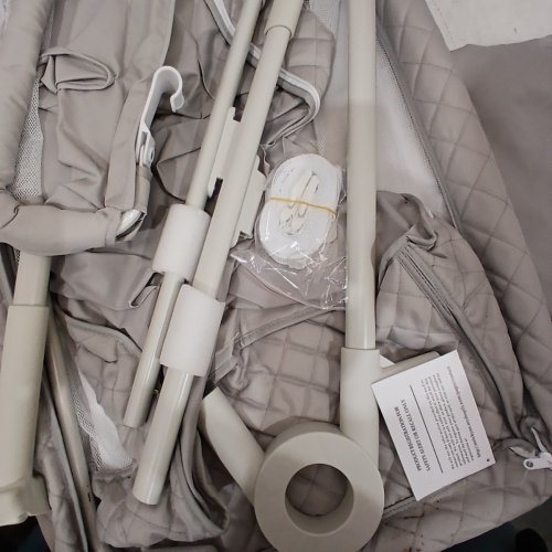 MINOBUB BABY BASSINET BEDSIDE SLEEPER - 4 ADJUSTABLE HEIGHTS - GREY (MODEL: PX001) image 8