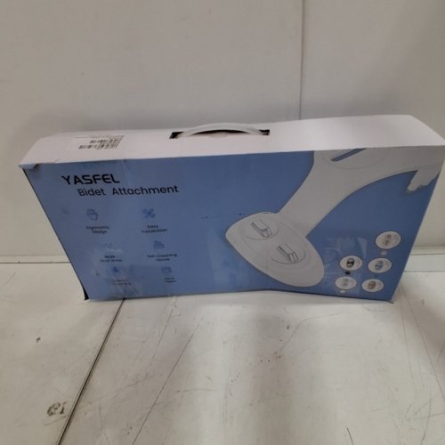 YASFEL MODERN SELF-CLEANING TOILET BIDET ATTACHMENT WITH ADJUSTABLE PRESSURE CONTROL - WHITE image 4