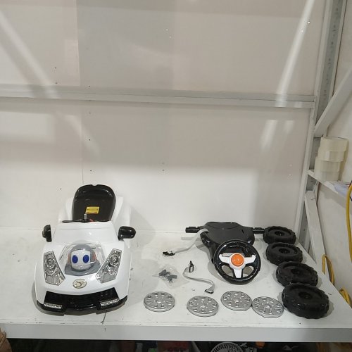 3-IN-1 KIDS TODDLER RIDE ON CAR SLIDING CAR WITH MUSIC, LIGHTS - WHITE (MODEL:TTQ10384WH) image 5