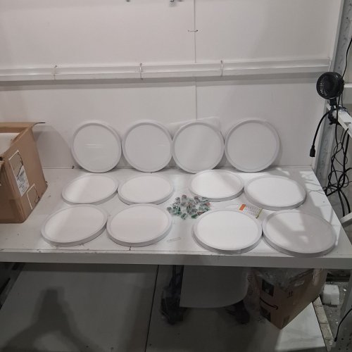 12PK FY WISDOM FLY LIGHTING LED FLUSH MOUNT CEILING LIGHT - 12" 24W 2520 LM 3000 K/4000 K/6000 K - (MODEL: FY101-D30025-24W) image 4