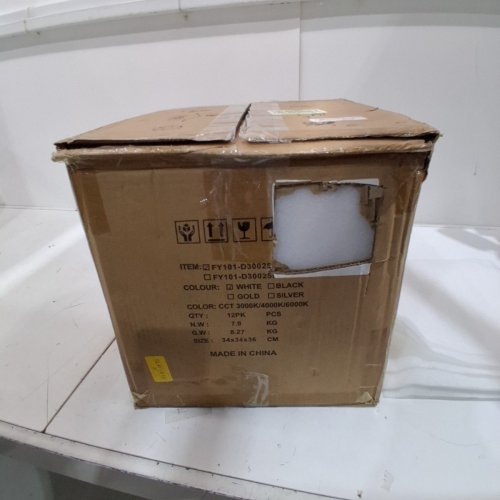 12PK FY WISDOM FLY LIGHTING LED FLUSH MOUNT CEILING LIGHT - 12" 24W 2520 LM 3000 K/4000 K/6000 K - (MODEL: FY101-D30025-24W) image 5