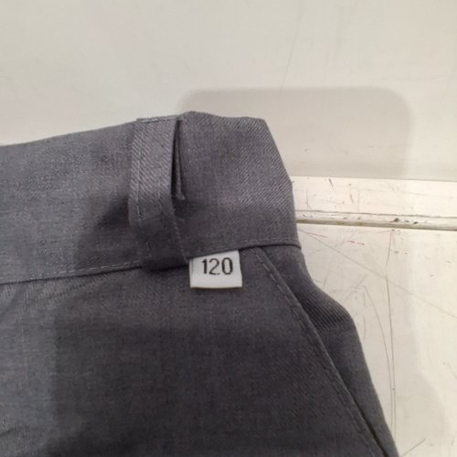 2PC KIDS DRESS PANTS - 120 - GRAY AND BLACK image 3