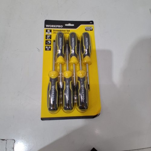 6PC WORKPRO SOFT GRIP SCREWDRIVER SET image 2