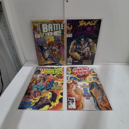 4 ASSTD MARVEL COMIC BOOKS - WARHEADS #10, GHOST RIDER #32, BATTLE TIDE #1 OF 4, NAMOR THE SUB-MARINER #34 - various authors image 2