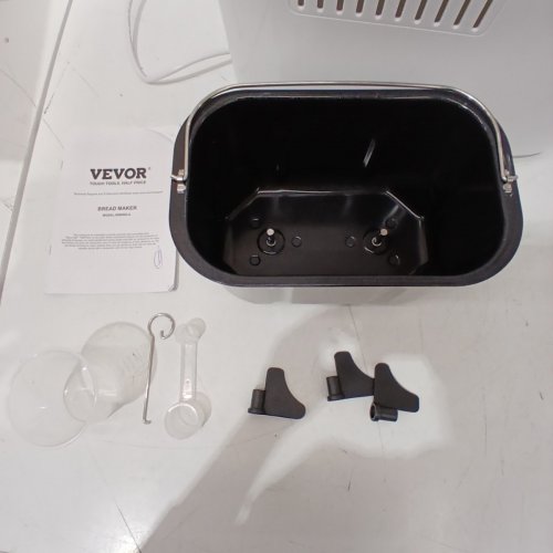 VEVOR 15-IN-1 BREAD / DOUGH MAKER MACHINE WITH NONSTICK CERAMIC PAN - WHITE (MODEL: BM8902-A) image 5