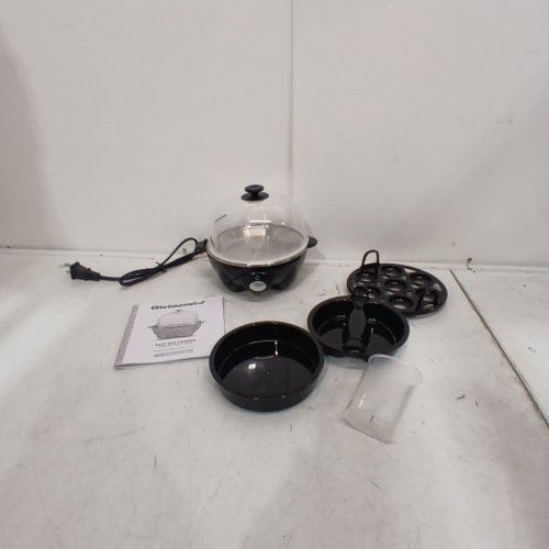 ELITE GOURMET BY MAXI-MATIC EASY EGG COOKER - BLACK (MODEL: EGC-007B) image 3
