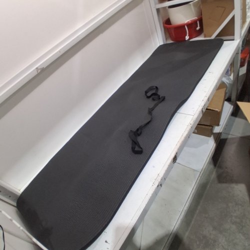 BALANCEFORM EXTRA THICK HIGH DENSITY YOGA EXERCISE MAT - 71" X 24" X 1" - BLACK image 2