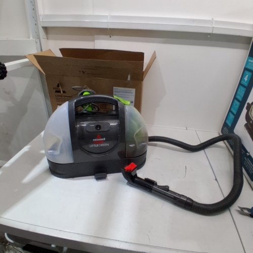 BISSELL LITTLE GREEN PORTABLE CARPET & UPHOLSTERY CLEANER - 48OZ TANK - GREEN/BLACK (MODEL: 14006) image 3