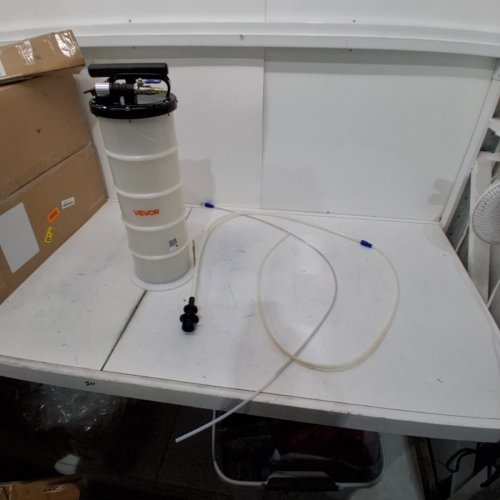 MANUAL FLUID OIL EXTRACTOR - 6.5 LITERS/1.74 GALLONS - WHITE (MODEL: YS-087) image 2