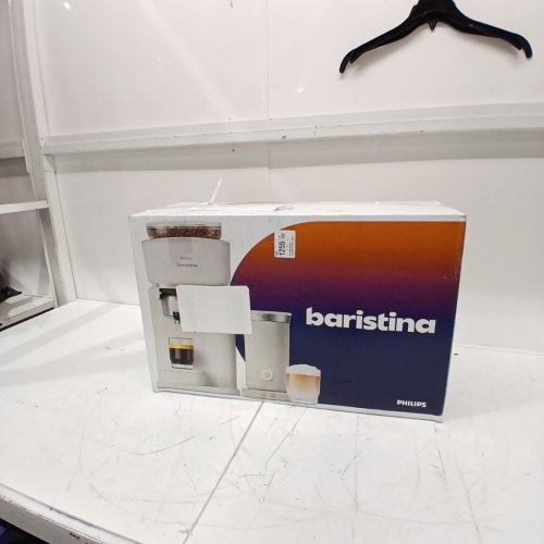 PHILIPS BARISTINA AUTOMATIC ESPRESSO MACHINE WITH BUILT-IN GRINDER AND MILK FROTHER BUNDLE - WHITE (MODEL: BAR300) image 6