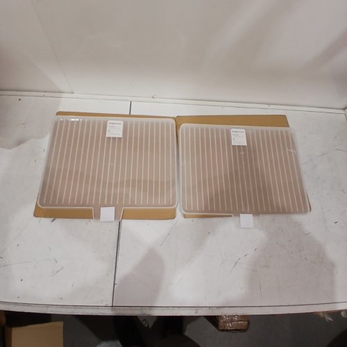 2PK BRIGHTROOM DISH DRAINBOARD - 17" X 15" X 1" - CLEAR image 3