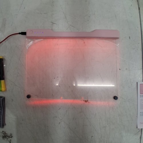 RECHARGEABLE LED DRAWING BOARD - 16" - PINK image 2