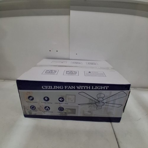 WIVINIYA CEILING FAN WITH LIGHT AND REMOTE/APP CONTROL - 46" - WHITE (MODEL:8233-WHITW-46) image 6