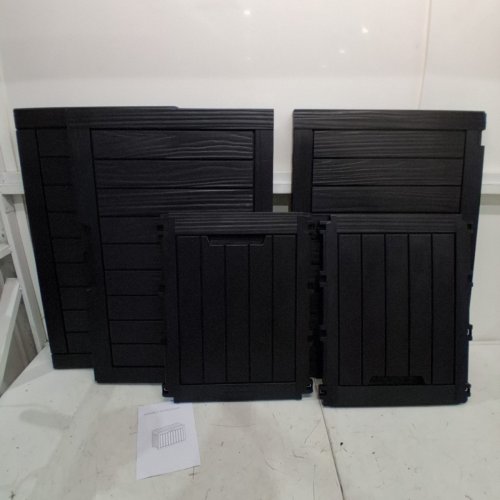 CEECYSAA OUTDOOR WATERPROOF DECK STORAGE BOX - 45 GALLON - BLACK (MODEL: CW176A) image 2