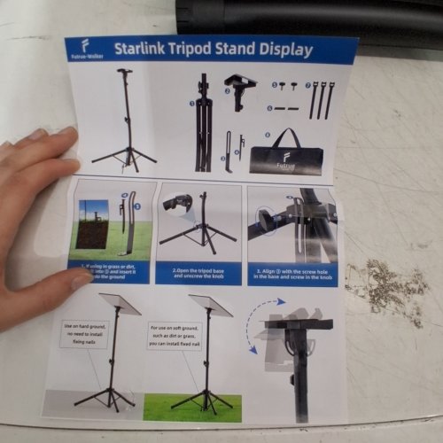 FUTRUE-WOLKER STARLINK STANDARD TRIPOD STAND - 29"- 56" - BLACK image 2