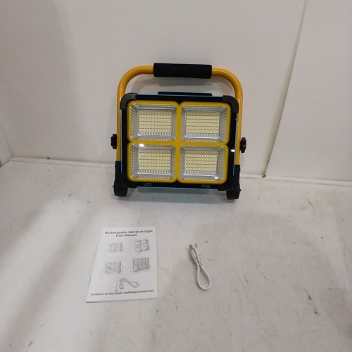 TOPBOS RECHARGEABLE LED FLOODLIGHT, WITH 4 MODES, 2 CHARGING METHODS, 16500 MAH - DARK BLUE image 2
