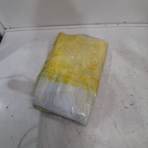 (1 PANEL) OIL PAINTED STYLE CURTAIN - 50" X 66" - YELLOW/GREY image 3