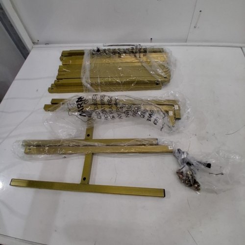 SQUARE METAL ARCH BACKDROP STAND - 6.6FTX 6.6FT - GOLD (MODEL: HQGM66FT) image 2