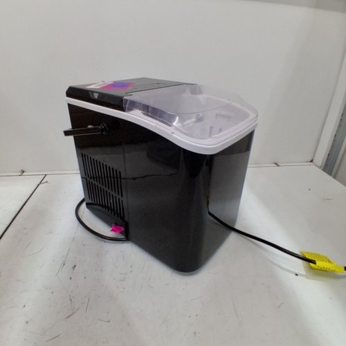 COUNTERTOP ICE MAKER WITH HANDLE AND SCOOP - 26LB - BLACK (MODEL: WBJ-10A) image 3