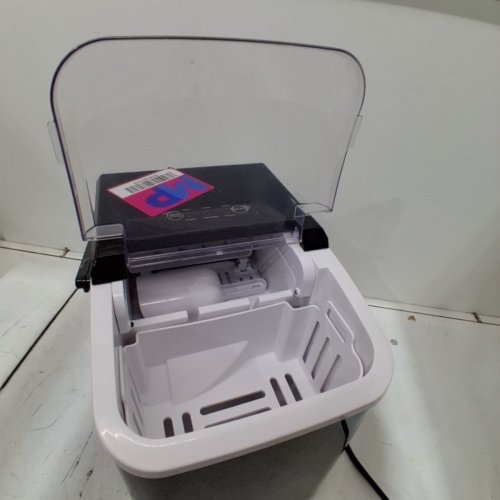 COUNTERTOP ICE MAKER WITH HANDLE AND SCOOP - 26LB - BLACK (MODEL: WBJ-10A) image 4