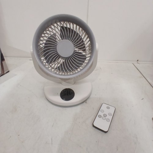 SEASAND DESKTOP CIRCULATOR FAN - 5 SPEEDS, 10W, 3200 MAH - WHITE (MODEL: F12) image 3