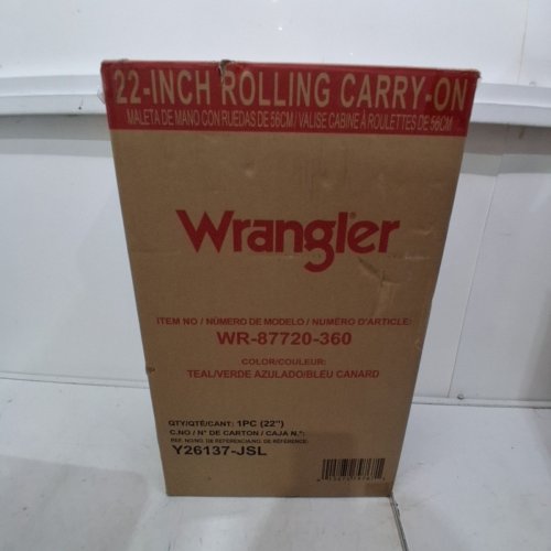 WRANGLER HARDSIDE SPINNER CARRY-ON LUGGAGE - 22" - TEAL (MODEL: WR-87720-360) image 5