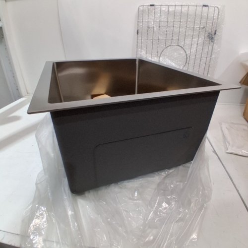 ROVOGO SINGLE-BOWL UNDERMOUNT KITCHEN SINK - 29" X 16" X 9" - STAINLESS STEEL (MODEL: CA-WG-2016DF) image 5