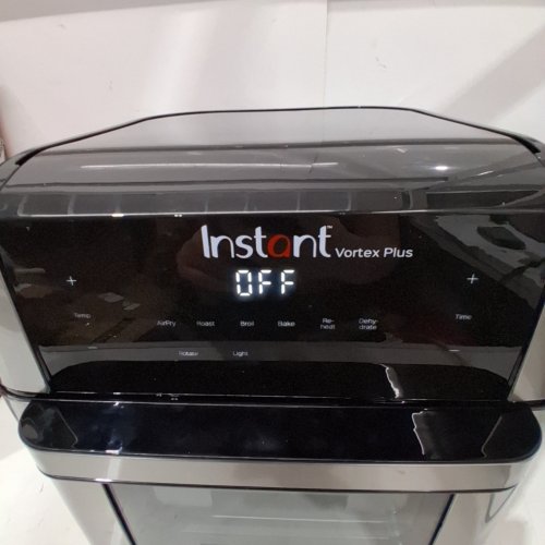 INSTANT POT VORTEX PLUS 10-QUART 7-IN-1 AIR FRYER OVEN WITH ROTISSERIE BASKET - SILVER/BLACK (MODEL: VORTEX PLUS 10) image 2
