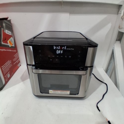 INSTANT POT VORTEX PLUS 10-QUART 7-IN-1 AIR FRYER OVEN WITH ROTISSERIE BASKET - SILVER/BLACK (MODEL: VORTEX PLUS 10) image 4