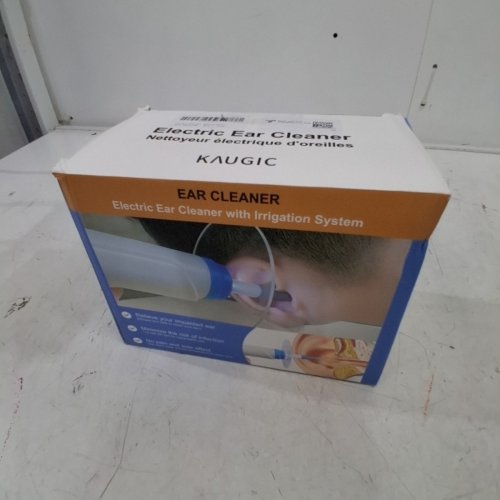 KAUGIC ELECTRIC EAR WAX REMOVAL - WATER POWERED EAR CLEANER WITH 4 CLEANING MODE SETTINGS, 10 EAR TIPS, WATER CATCH BASIN - WHITE image 4