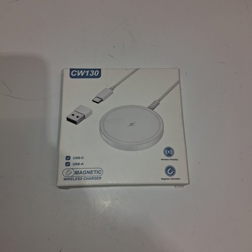 BENFEI 2-IN-1 MAGENETIC WIRELESS CHARGER USB-A / USB-C - 15W OUTPUT - WHITE - (MODEL: CW130) image 2