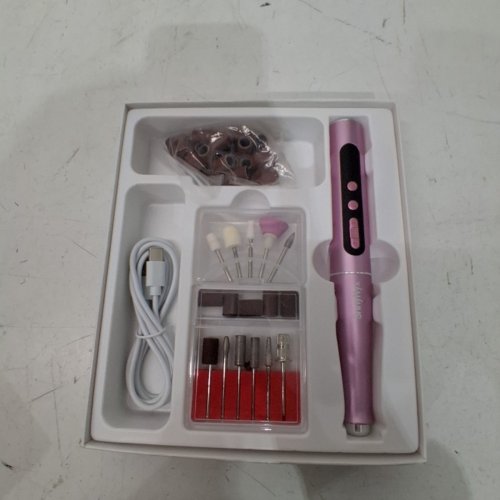 4PC SNNYNYX CORDLESS ELECTRIC NAIL DRILL - PINK - (MODEL:ND015) image 3