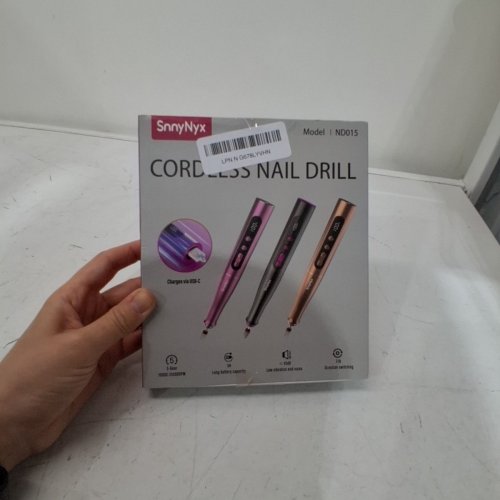 4PC SNNYNYX CORDLESS ELECTRIC NAIL DRILL - PINK - (MODEL:ND015) image 5