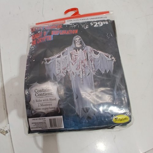 MEN'S PARTYHOLIC CRYPT CRAWLER COSTUME - OSFM - GREY (STYLE: 11264) image 2