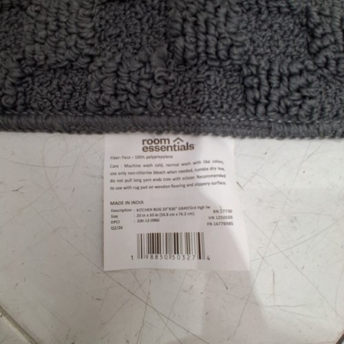 ROOM ESSENTIALS KITCHEN RUG - 20" X 30" - NAVY BLUE image 5