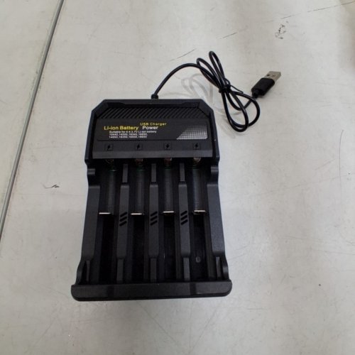 UNIVERSAL LI-ION BATTERY CHARGER with 3.7v batteries -2000MA OUTPUT - BLACK (MODEL: MS-5D84A) image 3