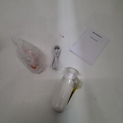 PIEZOELECTRIC MESH RECHARGEABLE 3-SPEED NEBULIZER - CREAM (MODEL: KS015) image 3