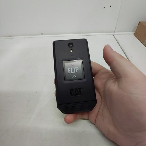 CAT S22 RUGGED WATER RESISTANT LTE FLIP PHONE - 16GB STORAGE - 2.8" TOUCHSCREEN - BLACK image 3