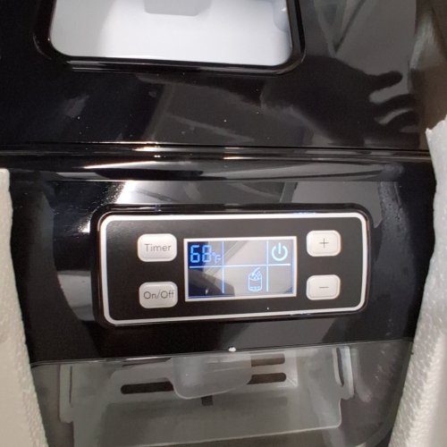 FRIGIDAIRE EXTRA LARGE CAPACITY CLEAR ICE MAKER LCD CONTROL 40LBS OF ICE IN 24HRS - 2.3QT WATER RESIVOIR - RED - (MODEL: EFIC452-SSRED image 2
