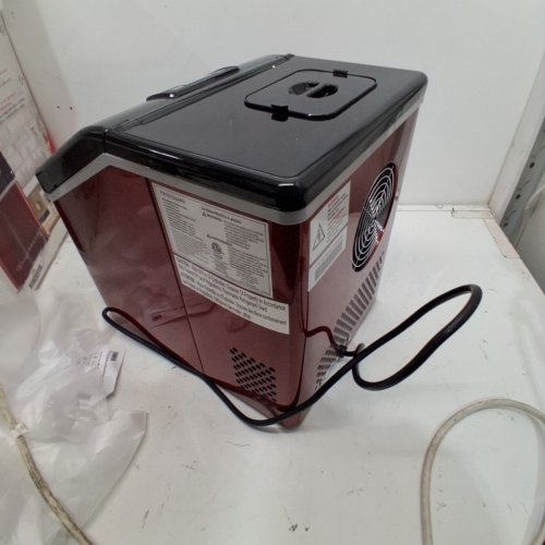 FRIGIDAIRE EXTRA LARGE CAPACITY CLEAR ICE MAKER LCD CONTROL 40LBS OF ICE IN 24HRS - 2.3QT WATER RESIVOIR - RED - (MODEL: EFIC452-SSRED image 7