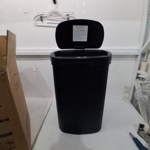 BESTOFFICE KITCHEN TRASH CAN WITH TOUCH FREE LID - 13GAL - BLACK (MODEL: TC-2461R-BLACK) image 3