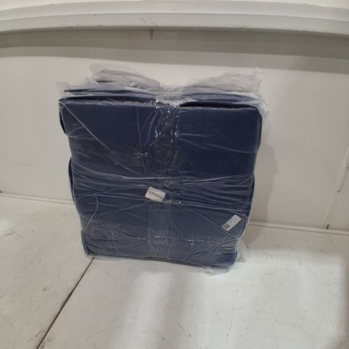 7PK CHAIR CUSHION WITH REMOVABLE COVER - 15.5" X 15.5" - BLUE image 4