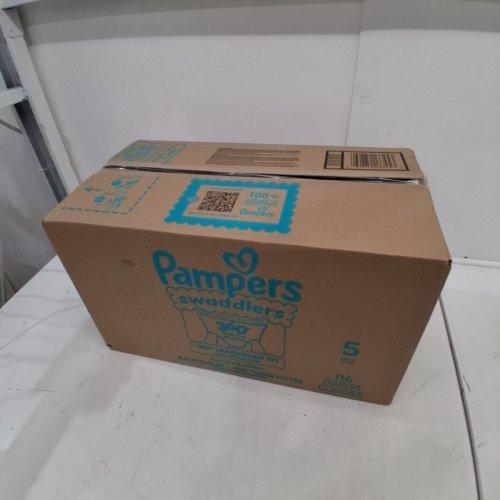116PK PAMPERS SWADDLERS 360 PULL ON DISPOSABLE DIAPERS - SIZE 5 image 2