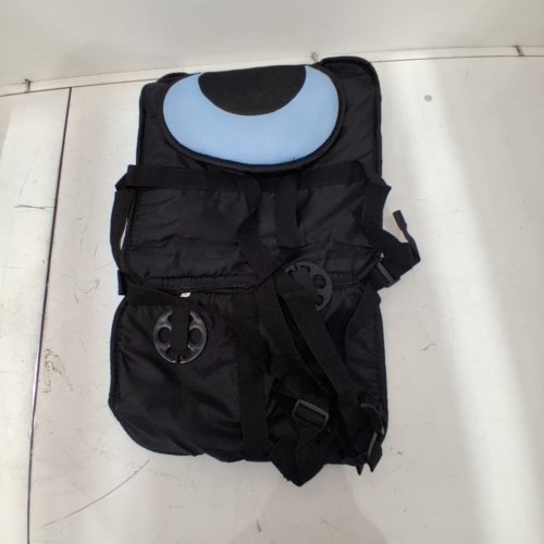 PORTABLE CHILD SAFETY CAR SEAT CUSHION - BLUE AND BLACK image 3