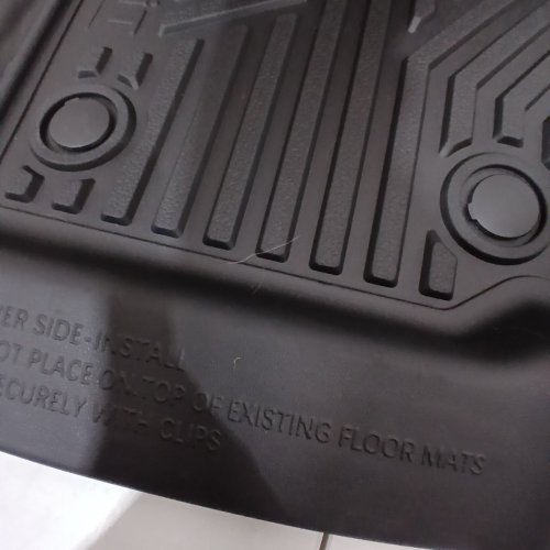 2PC LASFIT FLOOR MAT LINERS FOR TOYOTA TACOMA 2024-2026 - BLACK (MODEL: XS-TY10) image 4