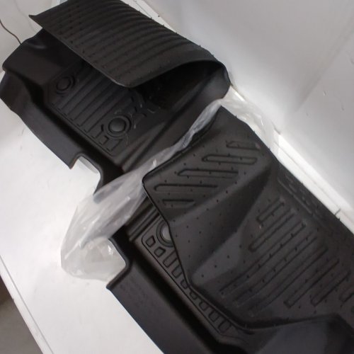 2PC LASFIT FLOOR MAT LINERS FOR TOYOTA TACOMA 2024-2026 - BLACK (MODEL: XS-TY10) image 5