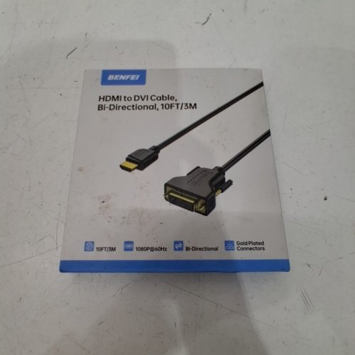 BENFEI HDMI TO DVI ADAPTER CABLE - 6FT - BLACK image 2