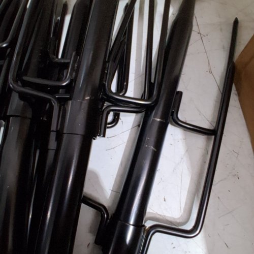8PK STRING LIGHT POLES - 10FT - BLACK image 4