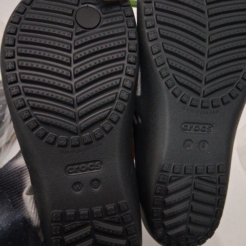 WOMENS CROCS KADEE II FLIP FLOP - 8 - BLACK (STYLE:202492) image 3